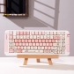 Fragrant Piggy 104+26 Keys PBT Doubleshot Keycaps Set MOA Profile for Cherry MX Keyboard